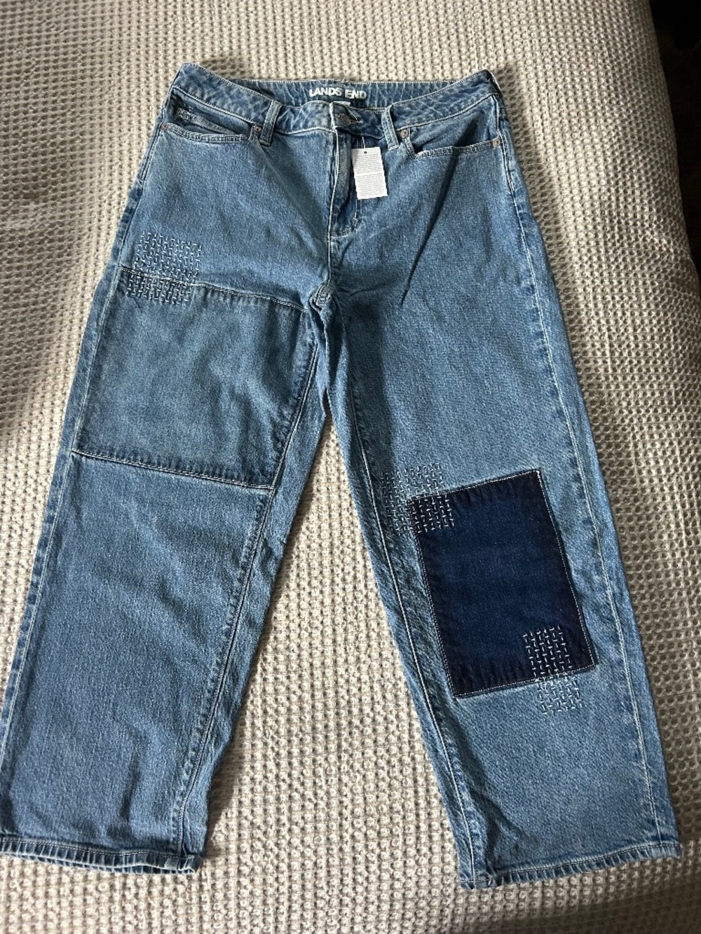 NWT Women's Denim MidRise Jeans Patchwork